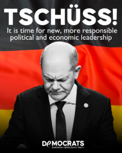 Website of the European Democrats - https://preprod.democrats.eu